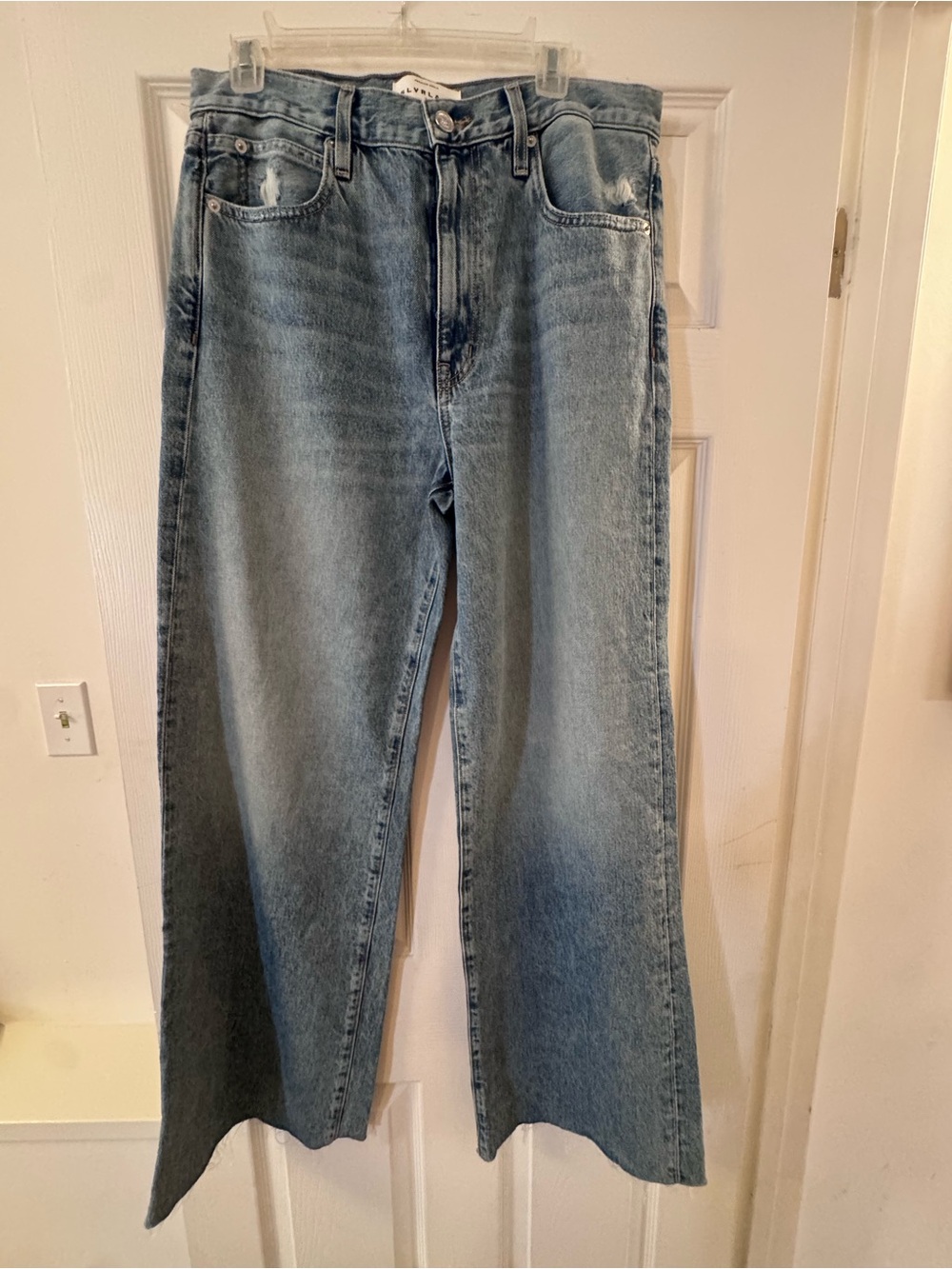 SLVRLAKE Wide Leg Vintage Wash “Grace” Jeans - Picture 3 of 8
